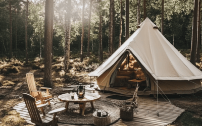 Glamping på Møn