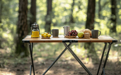 Foldebord til glamping