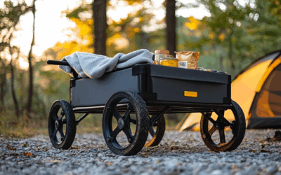 Foldbar trækvogn til glamping